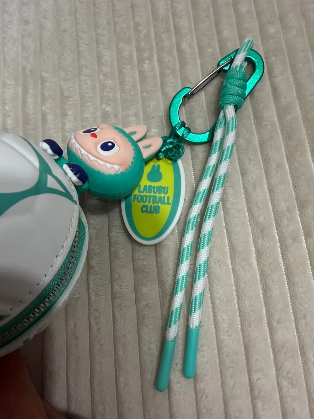 CENTER OF ATTENTION -Pop Mart THE MONSTERS × FIFA mini soccer bag. New.Verified.